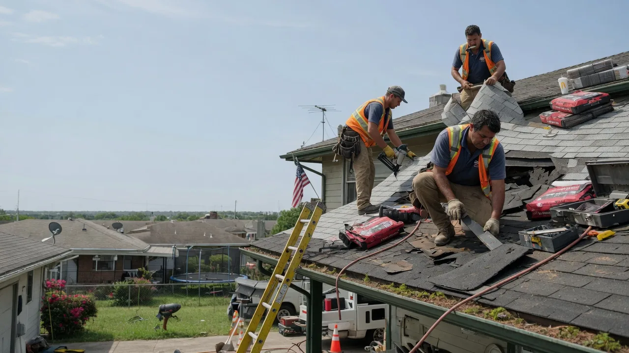 Roof Repair in Oakwood, GA near me